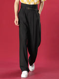 Ceekoo Men's High Waist Casual Wide Leg Pants