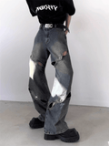 Ceekoo Deconstructed Design Jeans