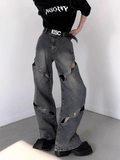 Ceekoo Deconstructed Design Jeans