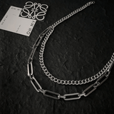 Ceekoo DOUBLE LAYER CHAIN NECKLACE