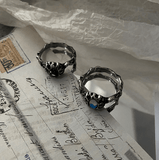 Ceekoo STONE STYLED MEDIEVAL RING