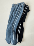 Ceekoo Track Super Wide Jeans 2Color