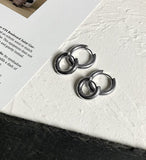 Ceekoo THICK HOOP RING EARRING