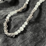 Ceekoo PEARL THORN CHAIN NECKLACE