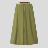 Ceekoo Mens Pleated Loose Long Skirts