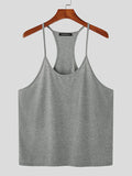 Ceekoo Mens Solid Casual Racer Back Tank