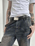 Ceekoo Micro Flare Mopping Jeans