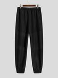 Ceekoo Mens Mesh Patchwork Pants with Chain Pocket