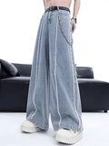 Ceekoo High Street Wide-Leg Pearl Jeans