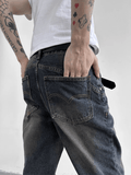 Ceekoo Micro Flare Mopping Jeans