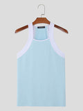 Ceekoo Mens Casual Color Block Sleeveless Tank