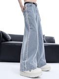 Ceekoo High Street Wide-Leg Pearl Jeans