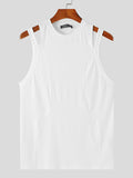 Ceekoo Mens Hollow Out Design Slim Fit Knit Tank