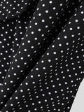 Ceekoo Mens Sexy Polka Dot Long Sleeve Shirt