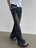 Ceekoo Micro Flare Mopping Jeans