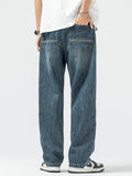 Ceekoo Basic Casual Drape Blue Jeans