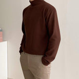 Ceekoo Cotton Turtleneck Bottoming Shirt