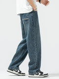 Ceekoo Drape Loose Straight Jeans