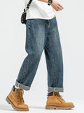 Ceekoo Drape Loose Straight Jeans