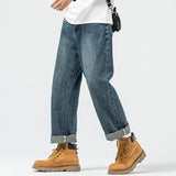 Ceekoo Drape Loose Straight Jeans