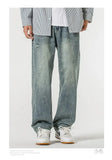 Ceekoo Drape Straight-leg Jeans