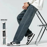 Ceekoo Drape Straight-leg Jeans