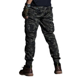 Ceekoo  High Quality Khaki Casual Pants Men Military Tactical Joggers Camouflage Cargo Pants Multi-Pocket Fashions Black Army Trousers