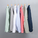 Ceekoo  Long Sleeve Casual Cotton Shirt Men Fashion Comfortable Multicolor Solid Tops Clothing Chemise Camisa Masculina