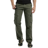 Ceekoo  Cargo Pants Men Camouflage Tactical Cotton Trousers Casual Pants Men Cargo Joggers Multi Pocket Trousers Military Straight