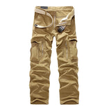 Ceekoo  Cargo Pants Men Camouflage Tactical Cotton Trousers Casual Pants Men Cargo Joggers Multi Pocket Trousers Military Straight