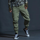 Ceekoo  High Quality Khaki Casual Pants Men Military Tactical Joggers Camouflage Cargo Pants Multi-Pocket Fashions Black Army Trousers