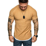 Ceekoo Brand New Men's T Shirt Leisure Pure Color Casual Men T-shirt for Male Tshrit Short Sleeve Tops Tees Man T-shirt