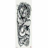 Ceekoo  -  1 Piece Full Flower Arm Waterproof Temporary Tattoos Sticker Large Old School Buddhism Pattern Body Art Tattoo