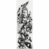 Ceekoo  -  1 Piece Full Flower Arm Waterproof Temporary Tattoos Sticker Large Old School Buddhism Pattern Body Art Tattoo