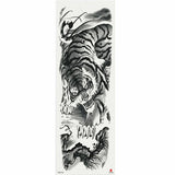 Ceekoo  -  1 Piece Full Flower Arm Waterproof Temporary Tattoos Sticker Large Old School Buddhism Pattern Body Art Tattoo