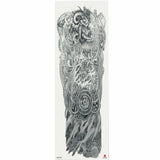 Ceekoo  -  1 Piece Full Flower Arm Waterproof Temporary Tattoos Sticker Large Old School Buddhism Pattern Body Art Tattoo