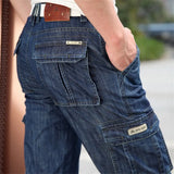 Ceekoo Cargo Jeans Men Big Size 29-40 42 &nbsp;Casual Military Multi-pocket Jeans Male Clothes&nbsp; &nbsp;New High Quality