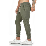 Ceekoo   Sweatpants Men Casual Pants Solid Color Gym Fitness Workout Sportswear Trousers Autumn Winter Male Crossfit Trackpants