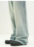 Ceekoo Light Blue Wide Leg Jeans