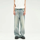 Ceekoo Light Blue Wide Leg Jeans