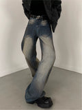 Ceekoo Vintage Washed Blue Jeans