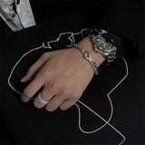 Ceekoo CHAIN CUFF BRACELET