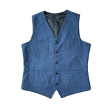 frat outfits Men's Suit Vest Slim-Fit Herringbone Vest Casual Business Professional Formal Wear Best Man Men's Dress 12