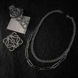 Ceekoo DOUBLE LAYER CHAIN NECKLACE