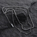 Ceekoo DOUBLE LAYER TENNIS CHAIN NECKLACE