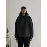 Ceekoo Oversize Short Basic Sweatshirt Hoodie WN4761