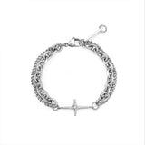 Ceekoo DOUBLE LAYER CROSS BRACELET