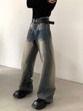 Ceekoo Vintage Washed Blue Jeans