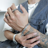 Ceekoo DOUBLE CHAIN BRACELET