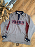 Ceekoo  -  Oversized Polo Sweater